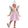 Girls Princess Unicorn Fancy Dress Costume 7-8 Years Halloween Forever Young
