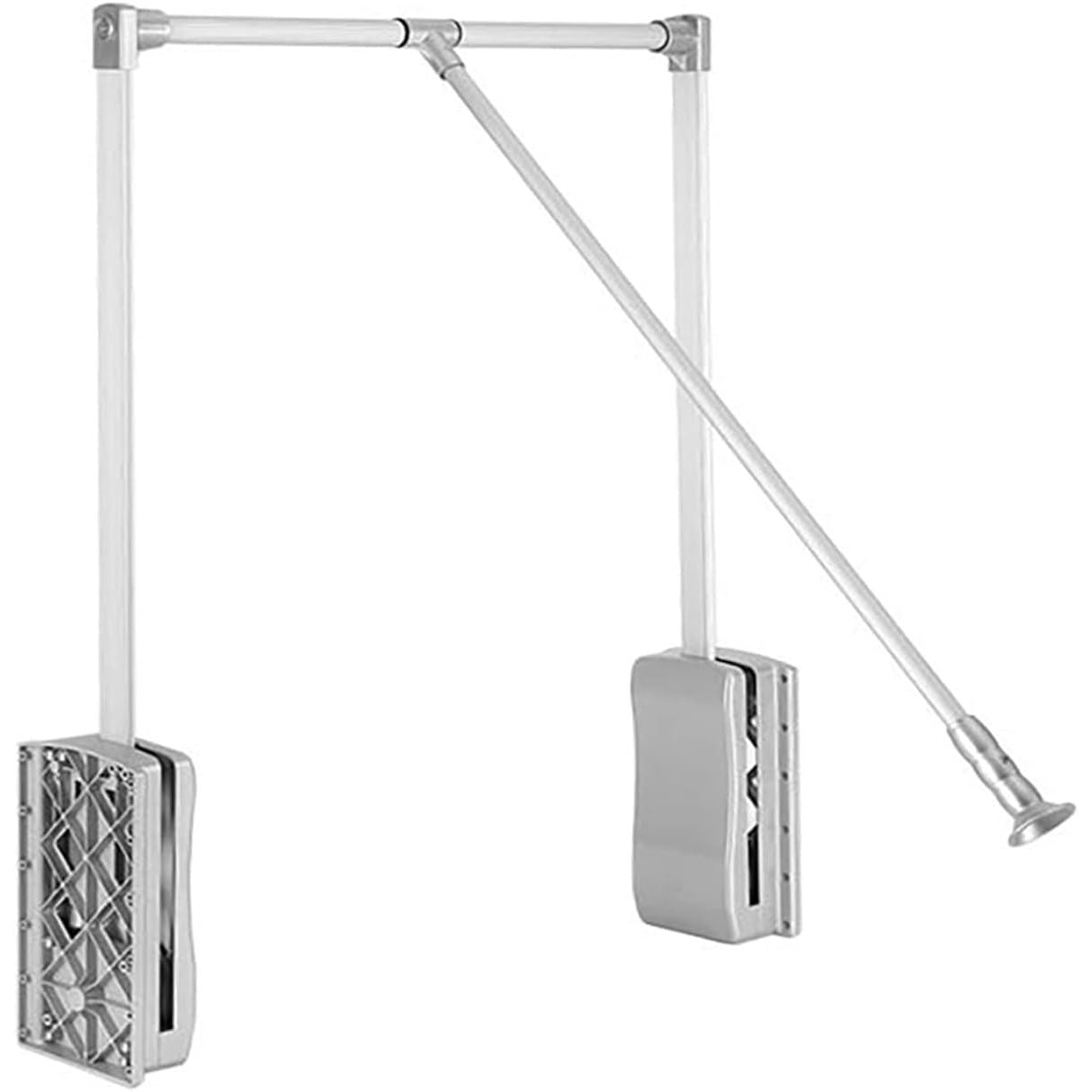 Pull Down Clothes Rail Adjustable 890-1210mm Wardrobe Lift 20KG Nisorpa