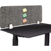 Acoustic Desk Divider 40x12 Inch Clamp On Noise Reducing Privacy Panel Nisorpa