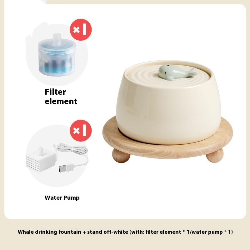 Cat Ceramic Automatic Circulating Filter Water Dispenser