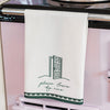 Please Leave By Nine Tea Towel
