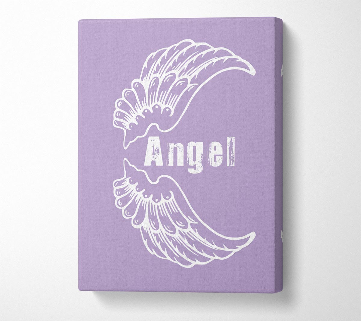Angel Wings 3 Lilac Canvas Wall Art