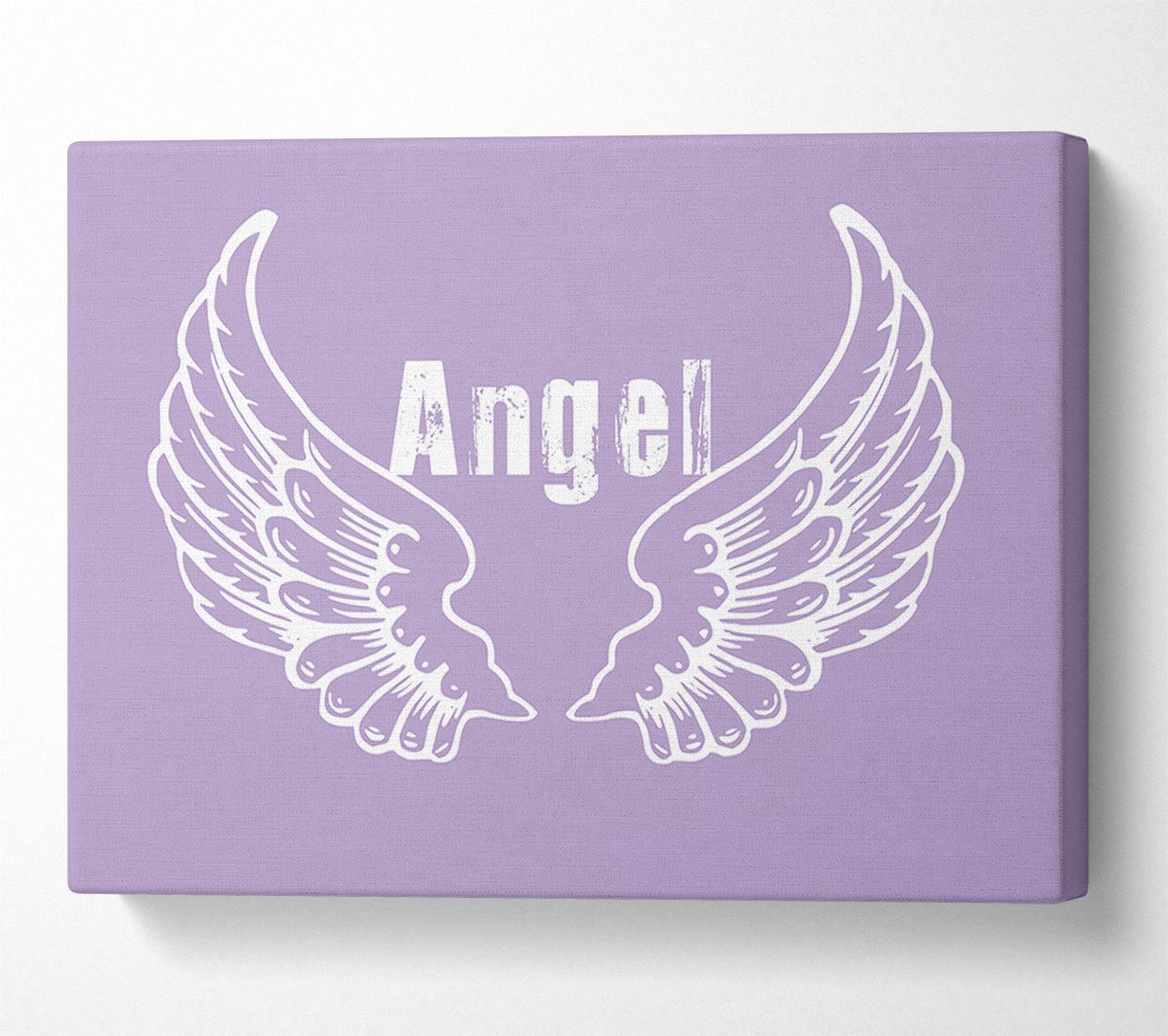 Angel Wings 2 Lilac Canvas Wall Art