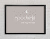 Boys room Quote Good Night And Hug Me Tight Beige Framed Wall Art