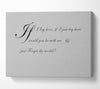 Music Quote If I Lay Here If I Just Snow Patrol 2 Grey Canvas Wall Art