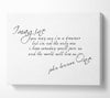 Music Quote Imagine John Lennon White Canvas Wall Art