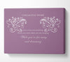 Music Quote I Could Stay Awake Aerosmith Dusty Pink Canvas Wall Art