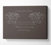 Music Quote I Could Stay Awake Aerosmith Chocolate Canvas Wall Art
