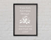 Bathroom Quote If You Fart Beige Framed Wall Art