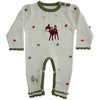 powell craft woodland creatures knitted jumpsuit 0-6 months
