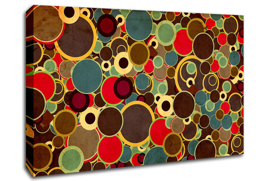 70S Design Canvas Wall Art