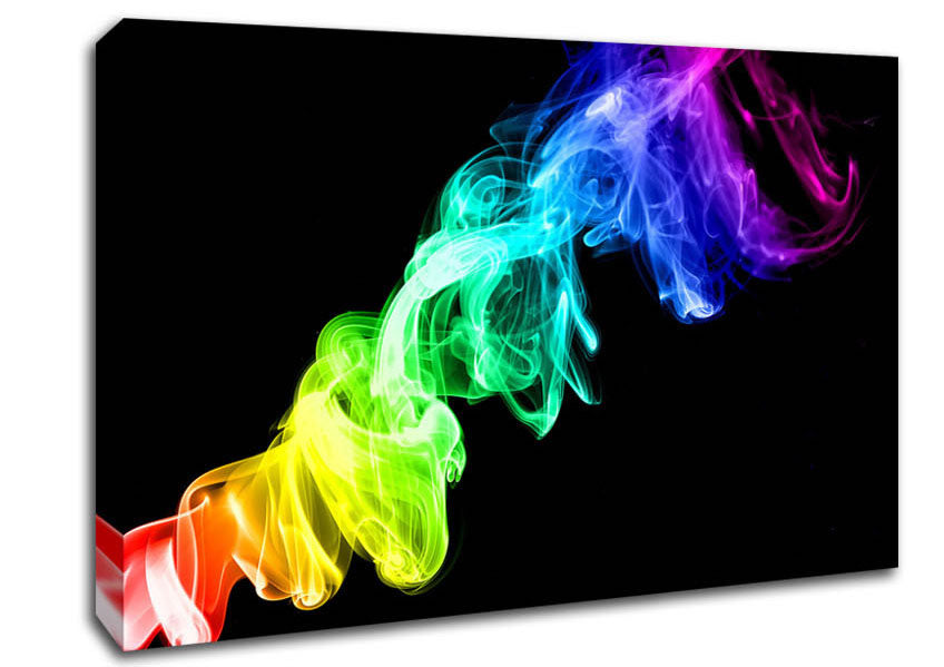 Colorful Smoke 2 Canvas Wall Art