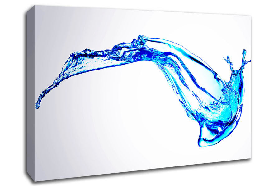 Erratic Water Splash Canvas Wall Art
