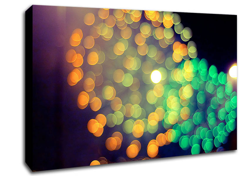 Fireworks Of Light Canvas Wall Art