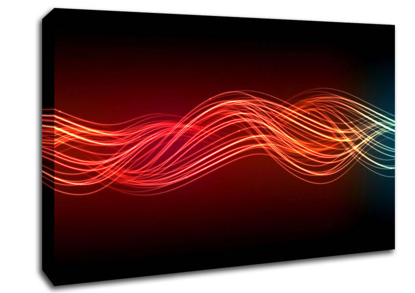 Flow Of Energy Canvas Wall Art