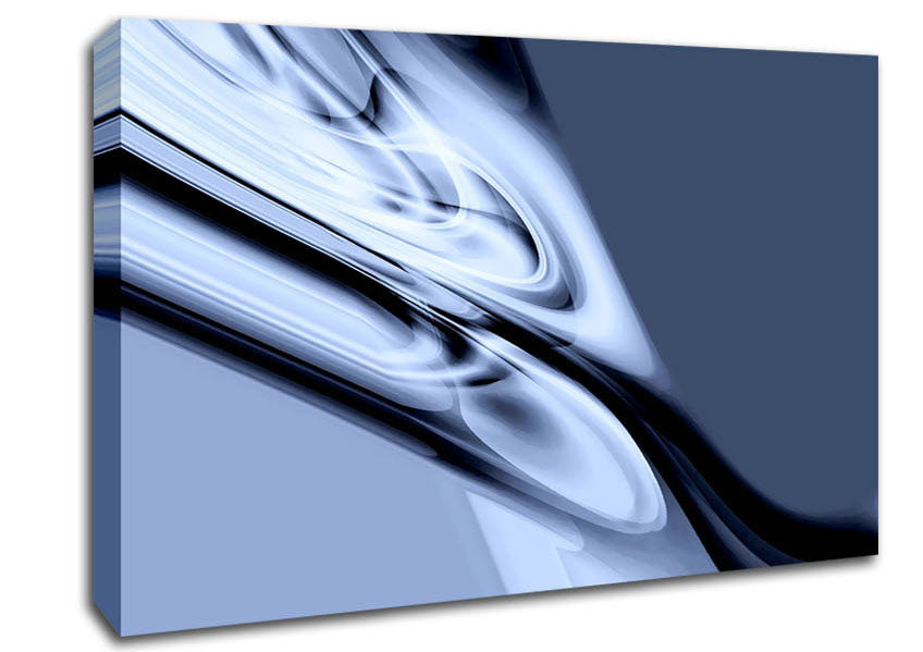 Grey Silk Canvas Wall Art