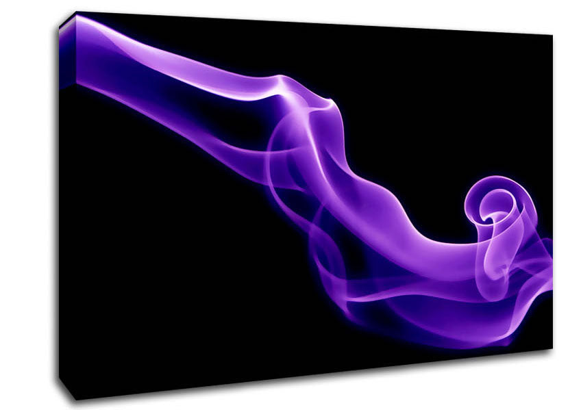 Lilac Purple Smoke Canvas Wall Art