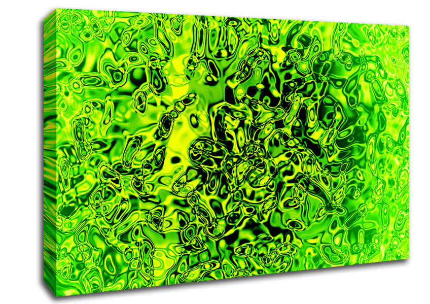 Lime Fizz Canvas Wall Art