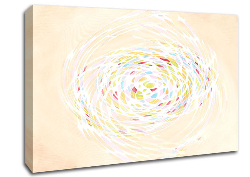 Pastel Swirl Canvas Wall Art