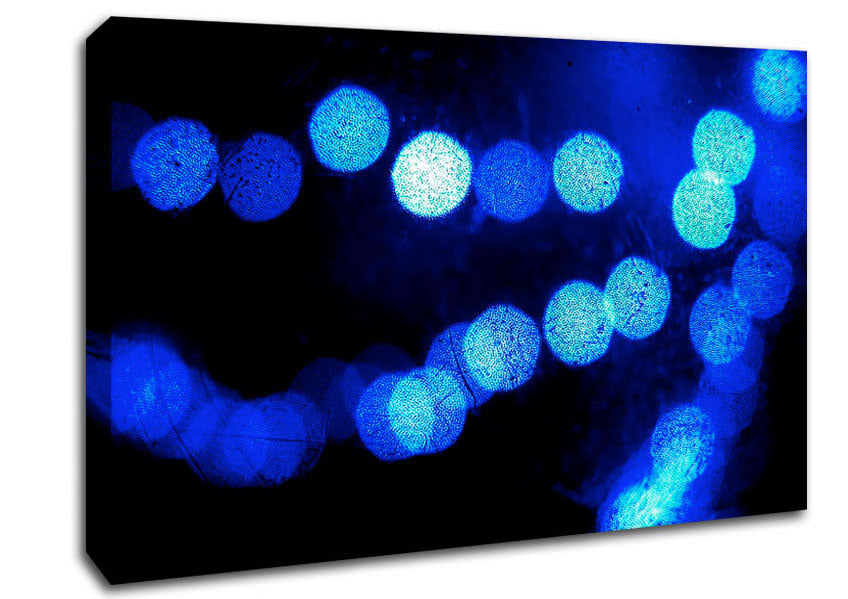 Orb Blues Canvas Wall Art