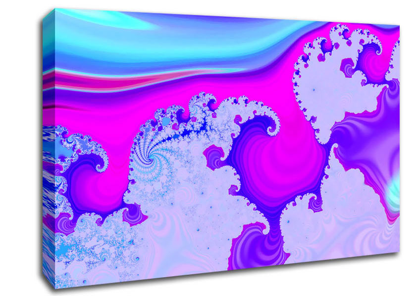 Psychedelic Wave Canvas Wall Art