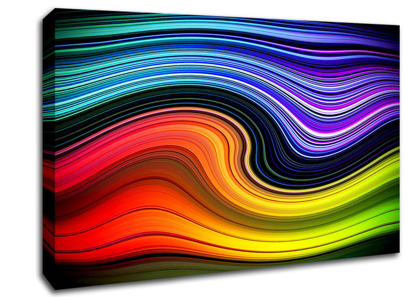 Rainbow Flow Canvas Wall Art