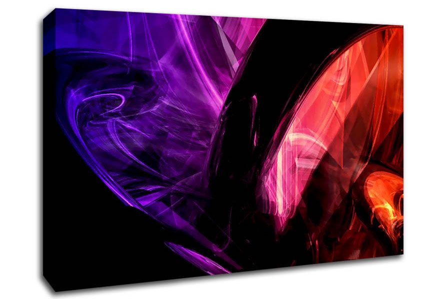 Rainbow Silk Canvas Wall Art