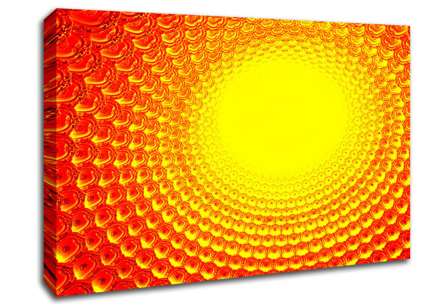 Rays Of The Golden Sun Canvas Wall Art