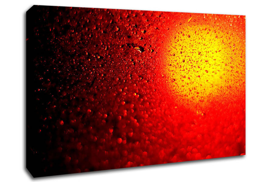 Red Drops Canvas Wall Art