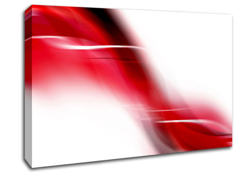 Red Rapid Canvas Wall Art
