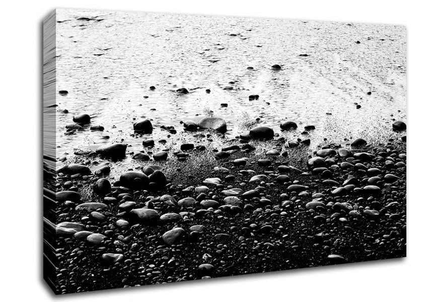 Seashore Pebbles Canvas Wall Art
