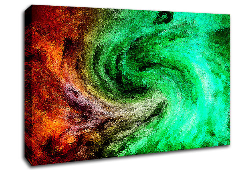 Time Tunnel Explosion Canvas Wall Art