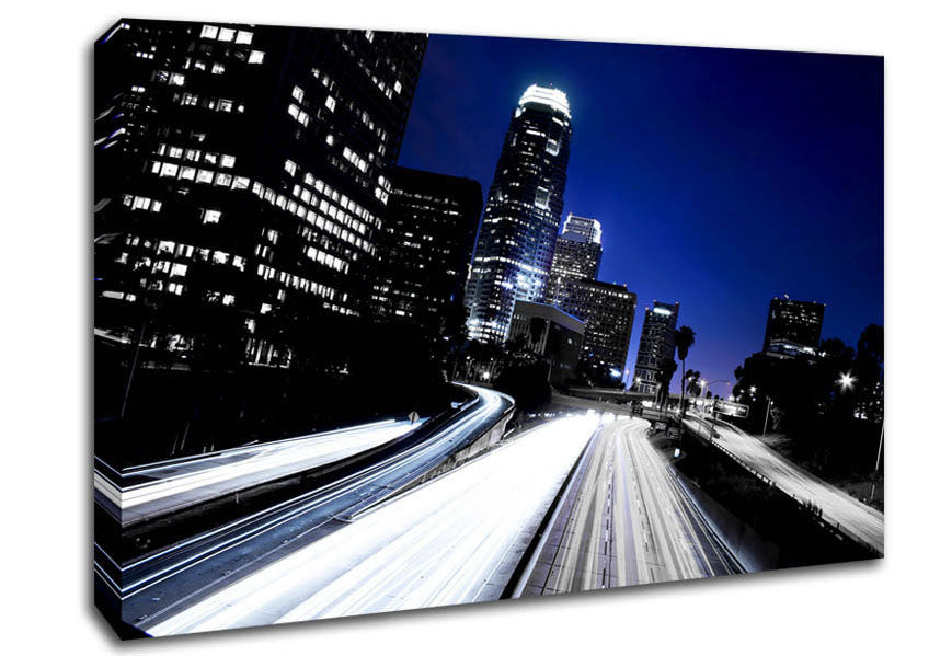 City Speedways Canvas Wall Art