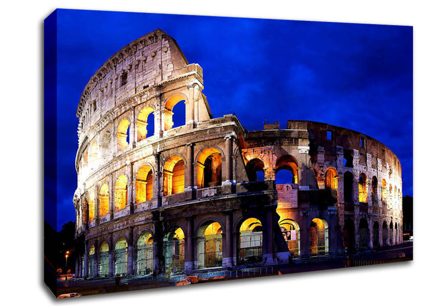 Colosseum In Rome Canvas Wall Art