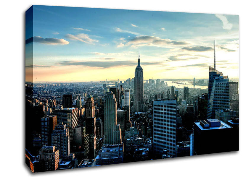 Empire State City Canvas Wall Art