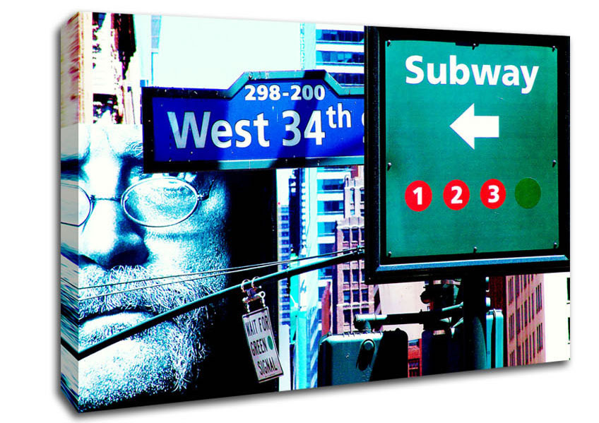 New York City West 34Th Street Canvas Wall Art