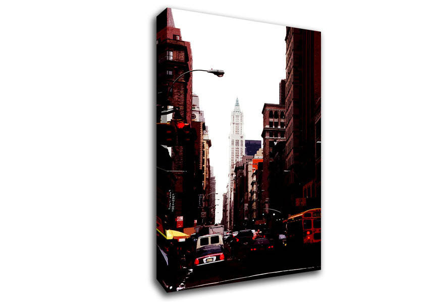 Nyc Empire State View Canvas Wall Art
