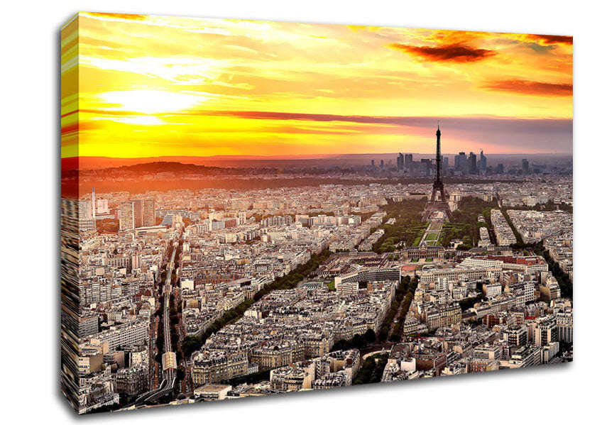 Paris City Canvas Wall Art