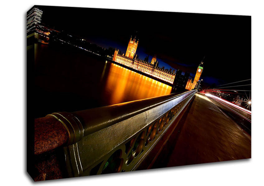 River Thames London Canvas Wall Art