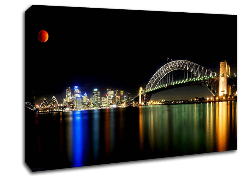 Sydney Harbour Bridge Opera House Canvas Wall Art