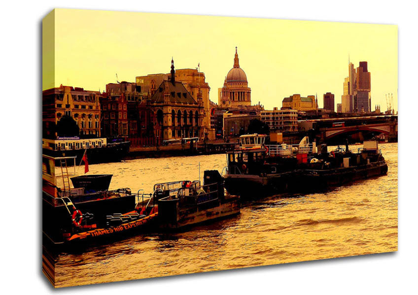 The Thames Canvas Wall Art