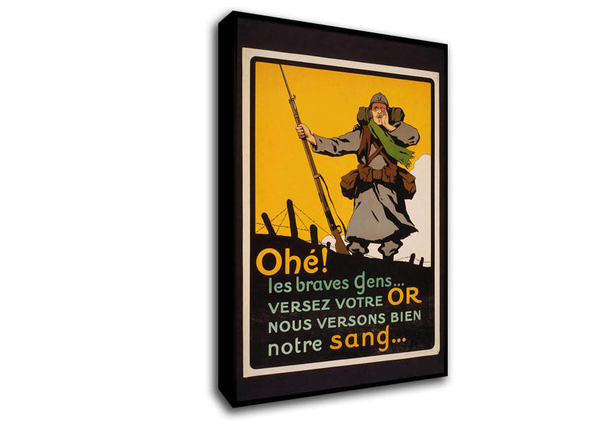 A Soldier Canvas Wall Art