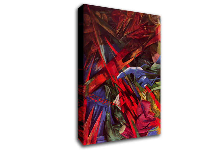 Franz Marc Animal Fates Canvas Wall Art