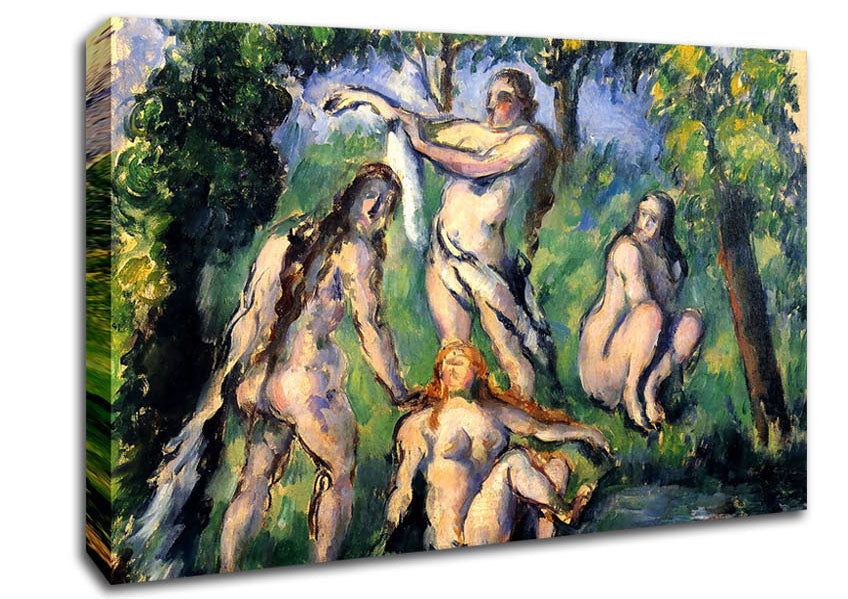 Cezanne Bathers 2 Canvas Wall Art
