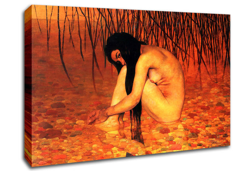 Felix Vallotton Bathing Canvas Wall Art
