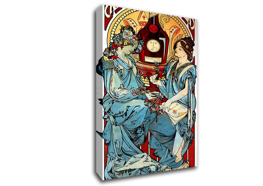 Alphonse Mucha Benedictine Canvas Wall Art