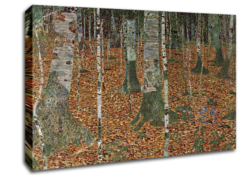 Klimt Birch Forest Canvas Wall Art