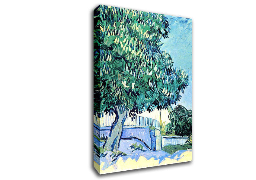 Van Gogh Blossoming Chestnut Tree 2 Canvas Wall Art