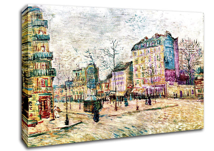 Van Gogh Boulevard De Clichy Canvas Wall Art