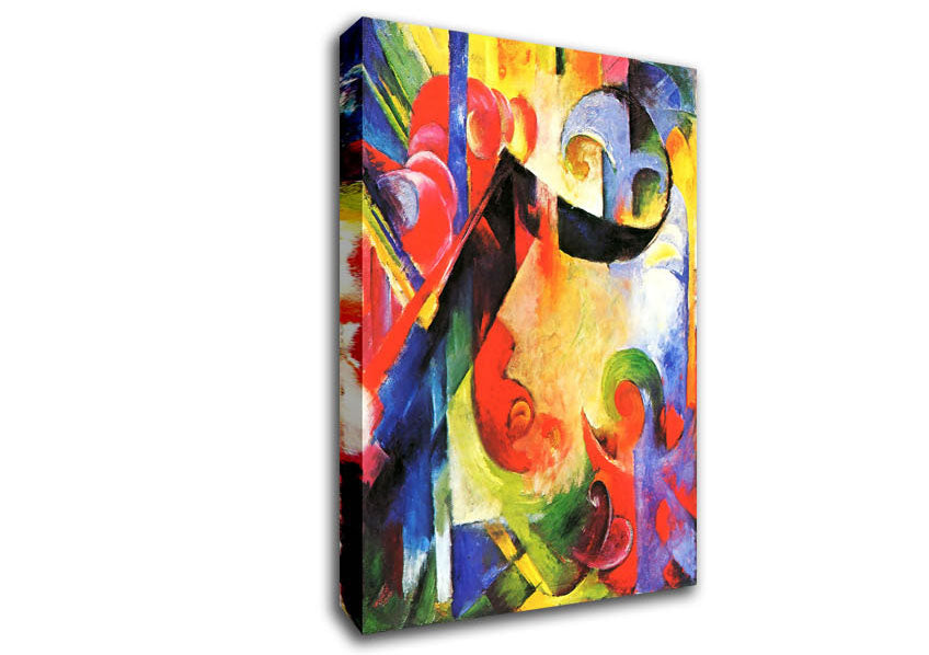 Franz Marc Broken Forms Canvas Wall Art